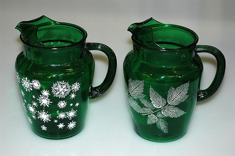 Forest Green Pitchers